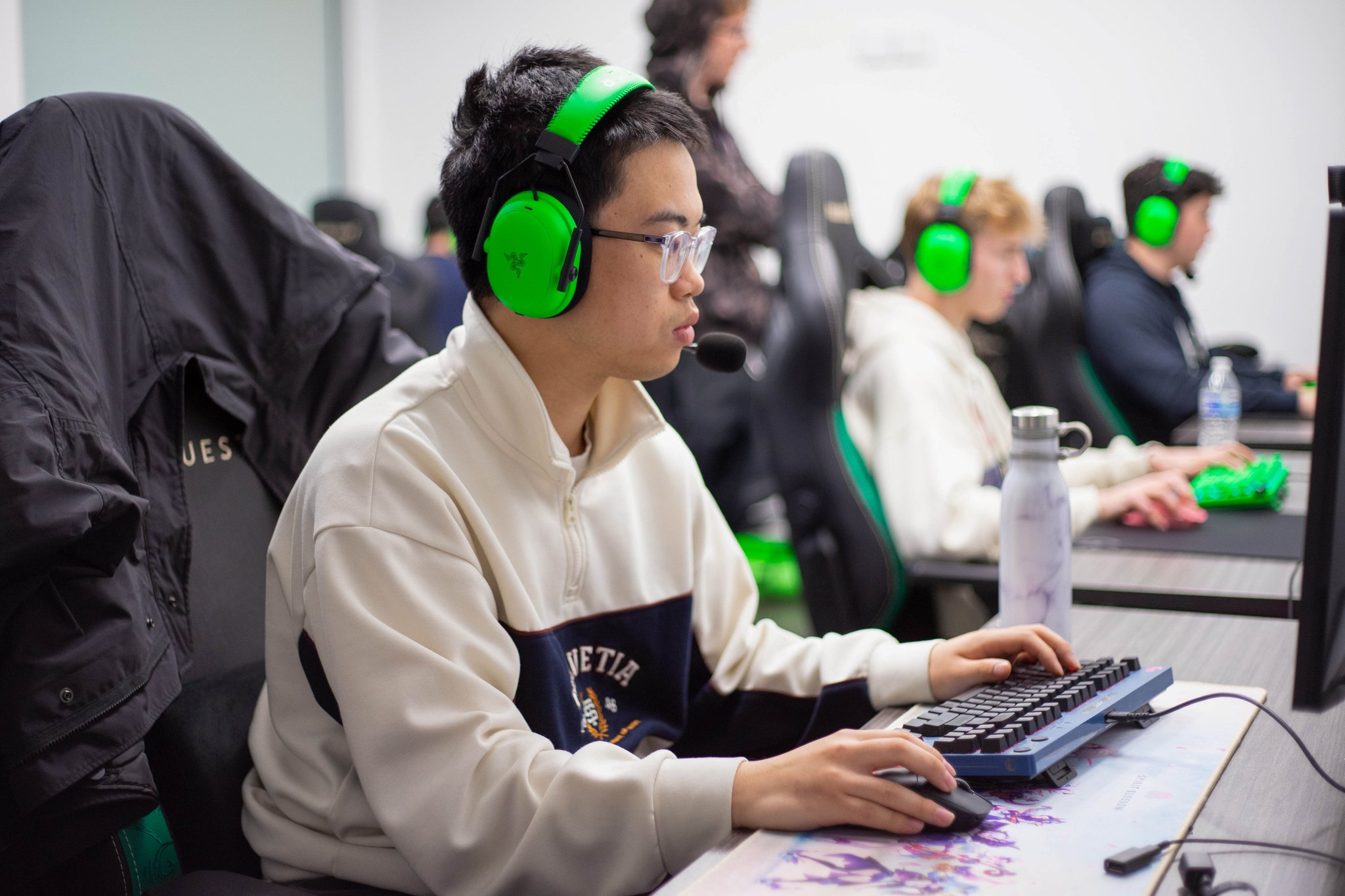 Players competing at the SIDO Path2Pro LA Combine